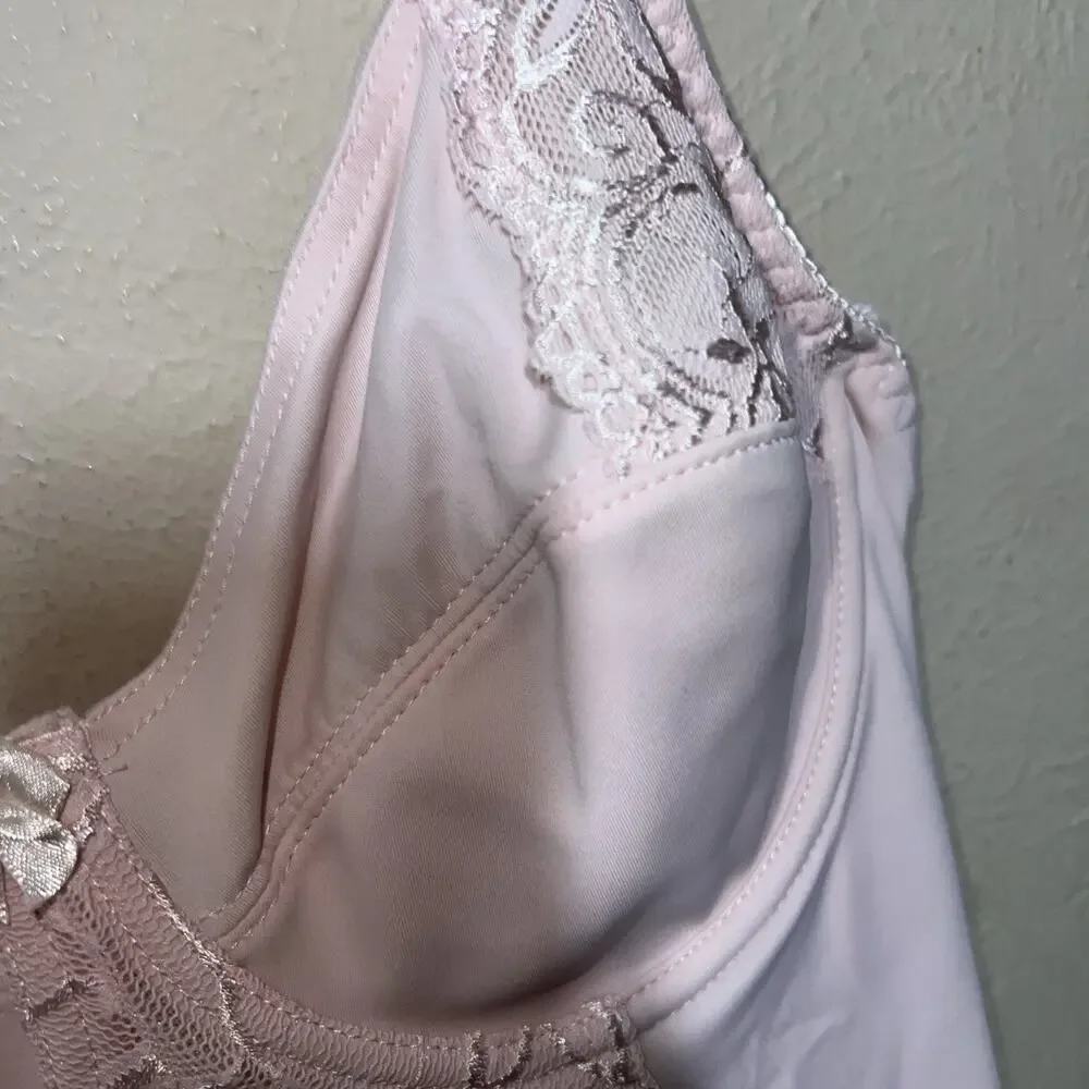 Diana Secret 40B Pink Bodysuit Shaper Tummy Control Compression Shapewear - Picture 7 of 15